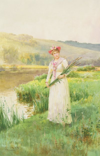 Am Fluss, 1895 von Alfred, Jr. Glendening